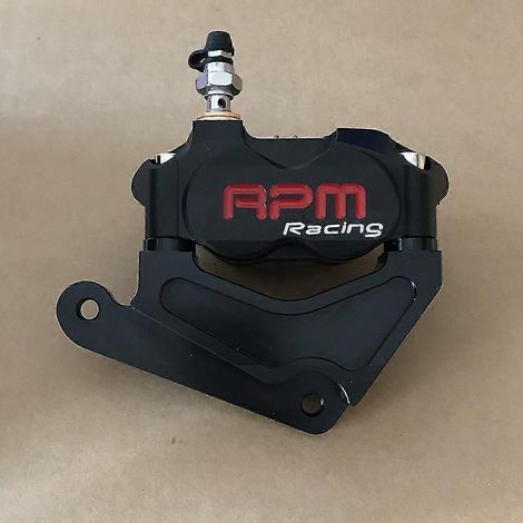 Étriers de frein radiaux à quatre pistons de 82 mm pour moto Honda Dio AF 18/27/28/34/35 - Noir - 200 mm (1/5)