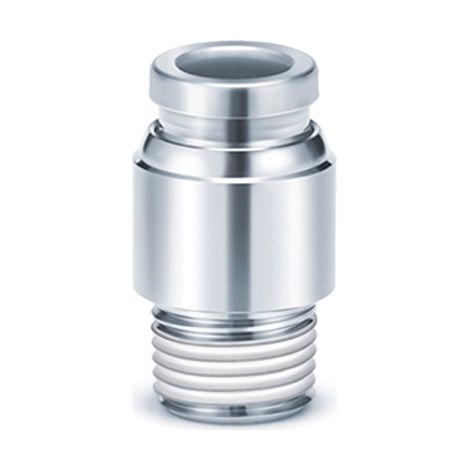 Connecteur mâle à tête hexagonale SMC KQB2 vers Enfichable, 8 mm G 1/8 ( Prix pour 1 )