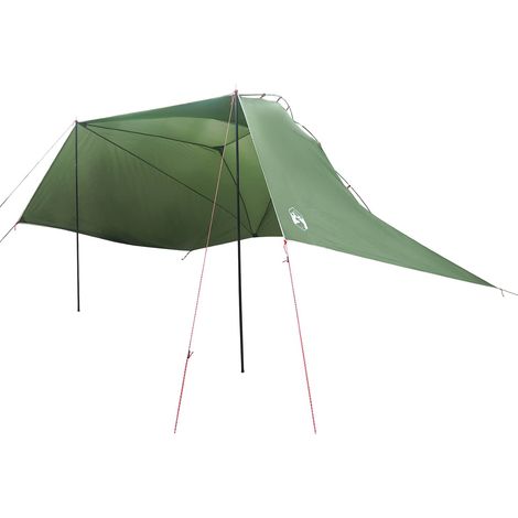 Tienda para coche Verde 350 x 250 cm Poliéster y Acero
