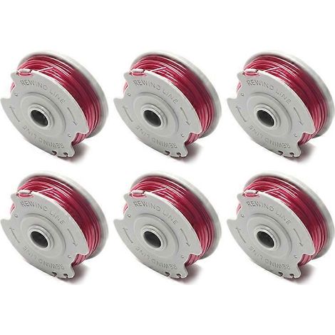 Lot de 6 bobines 5306-20 compatibles avec les tondeuses à gazon GARDENA (1/4)
