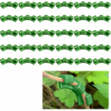 (Vert) 30 Pièces Cintreuse de Plantes à 90 Degrés, Entraîneur de Cintrage de Plantes, Clips de Cintrage de Plantes, Adaptés pour Plier Les Tiges des Plantes et Changer Le Sens de Croissance