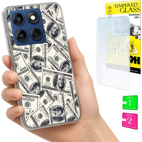 Custodia per Motorola Edge 60 Fusion / Edge 60, cover posteriore in vetro. (1/5)