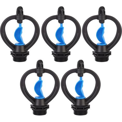 Lot de 5 buses d'arrosage pour jardin et pelouse, filetage mâle G3/4 (1/5)