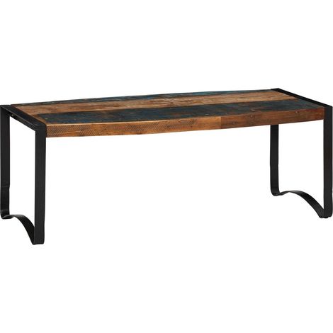 Couchtisch Altholz 120x60x45 mehrfarbig lackiert INDUSTRIAL 47
