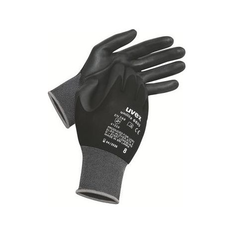 Uvex 6057306 Schutzhandschuhe unilite Strick Nitril Montage Größe 6 (1/2)