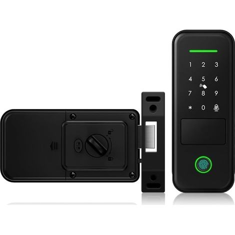 Serrure Intelligente Cerradura Inteligente étanche WiFi Empreinte Digitale Jante Serrure Carte à Puce numérique électronique Serrure de Porte for la Maison (1/2)
