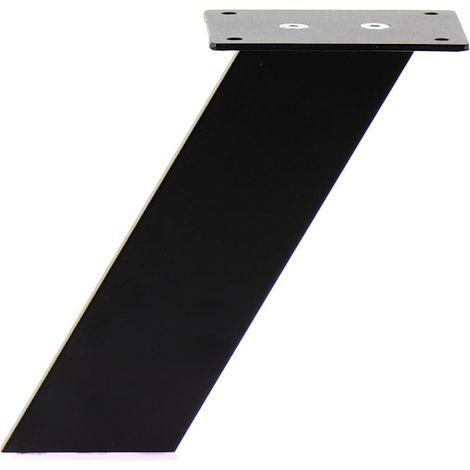 Barkonsole Korfu schräg, (Thekenstütze) H 170 mm (Thekenfuß) Edelstahl gebürstet (1/5)