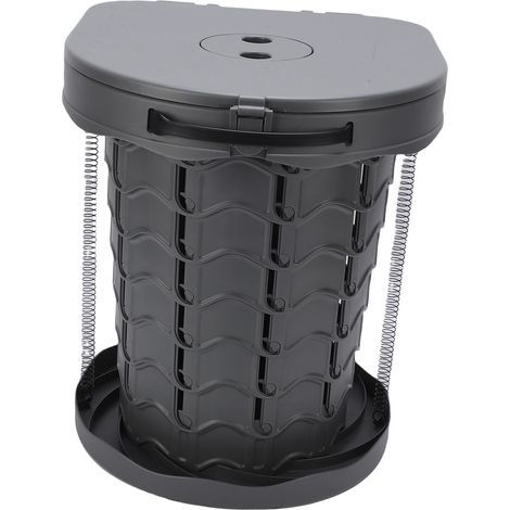 Toilettes portables rétractables, hauteur réglable, pliables, pour le camping, la randonnée et les voyages en voiture ou en camping. (1/5)