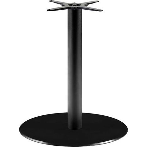 Piétement modèle Rome noir XL pour tables jusqu'à Ø 130 cm