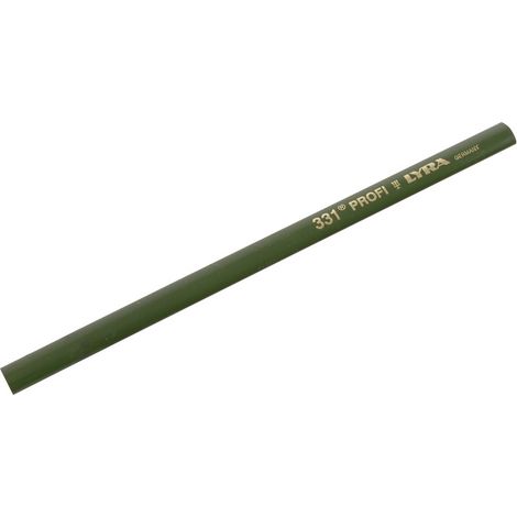 Crayon de maçon LYRA 331 Profi 10H 24 cm corps vert indice 4312103