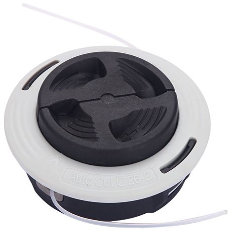 Sollbry Cabezal de desbrozadora C26-2 compatible con Stihl FS 55/56/70/94/91/111/131/240 4002710 2137, M10 x 1.0 (1/5)