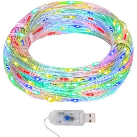 Guirlande lumineuse miniature à LED de 40 mètres avec 400 LED de couleur et 8 fonctions (1/5)