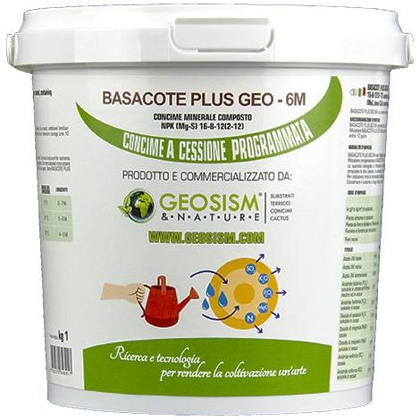 Basacote Plus 6M, NPK(Mg) 16-8-12+(2) (1 kg) (1/2)