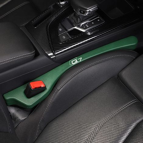 (Vert gauche) Bouchons de couture de sièges auto neufs, bande d'étanchéité pour coutures de sièges, protection anti-chute pour AUDI A3 A4 A5 A6 A7 A8 Q3 Q5 Q7 Q8 TT (1/5)