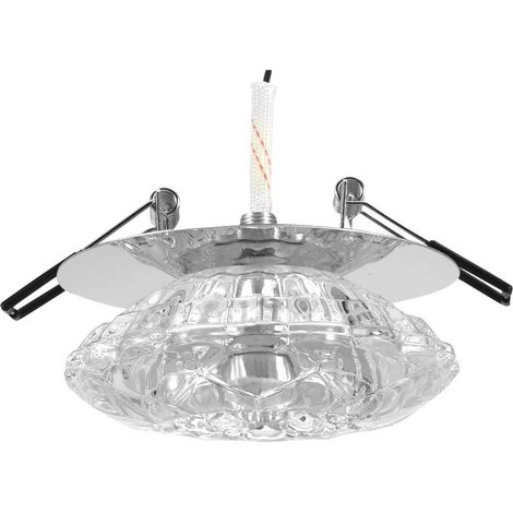 Downlight LED, Plafonnier Encastré 3W, Ouverture 5-8cm, Projecteur Décoratif LED Couloir Créatif (Blanc) (1/5)