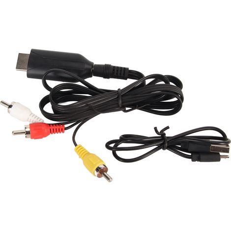 Convertisseur HDMI vers RCA 4K 30Hz pour Téléviseurs Anciens, Moniteurs et Projecteurs (1/5)