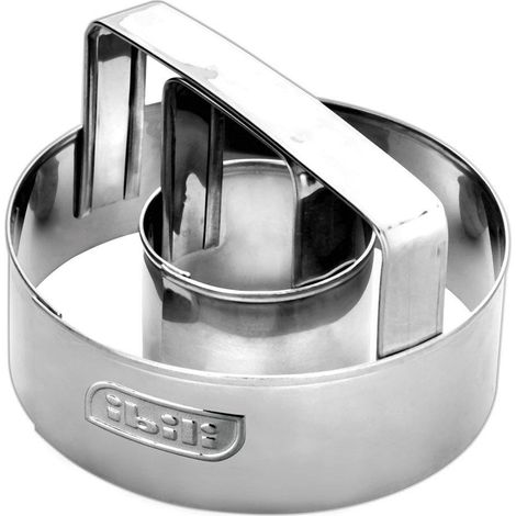 Ibili Ausstecher Silber 9 cm für Donuts