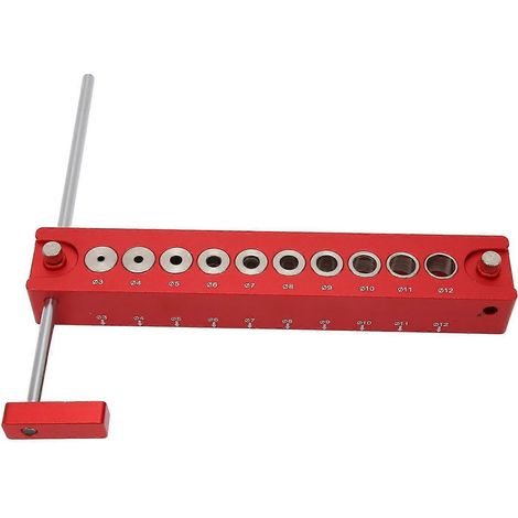 Gabarit de perçage pour tourillons en bois, gabarit de perçage 10 en 1 en alliage d'aluminium (45°/90°) pour le travail du bois