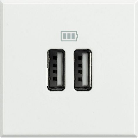 Bticino HD4285C2 caricatore USB 5V 2p bianco - Axolute