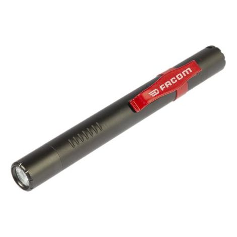 Facom – Lampe torche LED 110 lm – Non rechargeable – Portée 48 m – Faisceau spot – Piles 2 AAA incluses