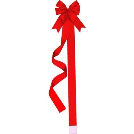Weihnachtsdekoration in Form einer hängenden Fliege – rote Würfel – 1 Stück