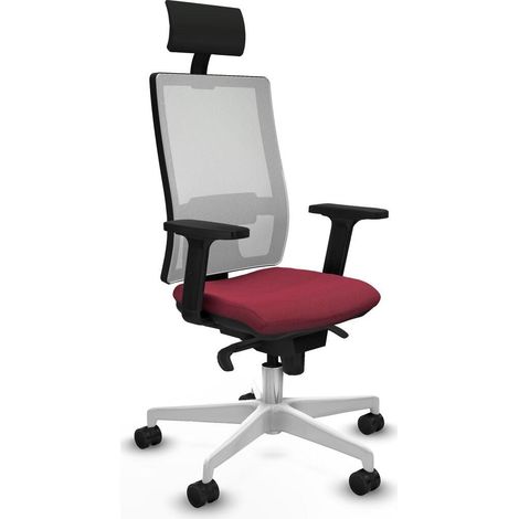 piqueras-y-crespo Chaise de Bureau Granate Confortable (1/3)