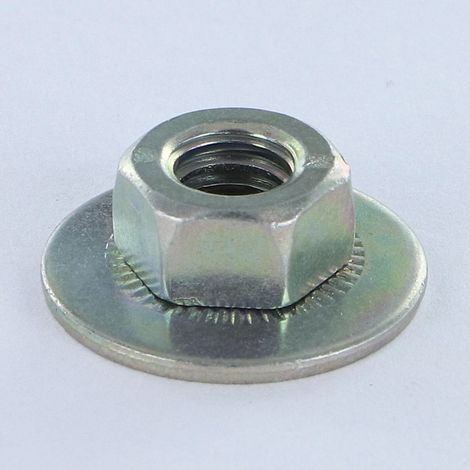 Ecrou Twolok cs(avec rondelle contact striée) M12 Rondelle M12X27.25X13.75 Acier zingué