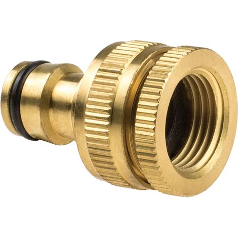 CELLFAST RACCORD UNIVERSEL AVEC FILETAGE FEMELLE BRASS, RACCORD RAPIDE G1/2'' - G3/4'', 21,00MM-26,5MM, 52-860