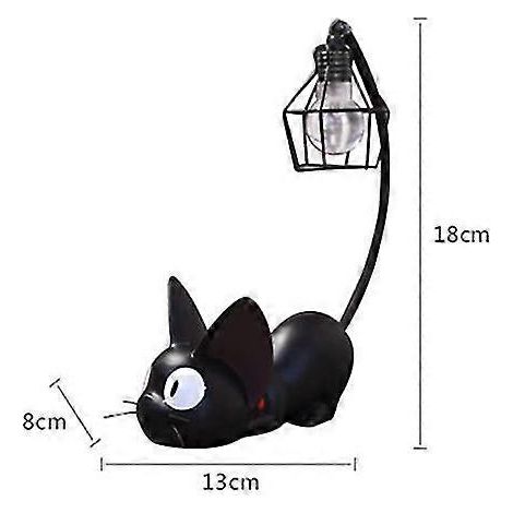 Veilleuse chaton LED en résine, veilleuse animal, décoration de chambre, jouet pour enfants (1/5)