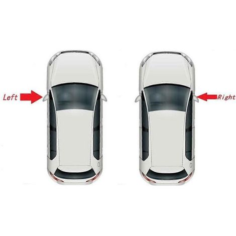 Bande De Garniture Pare-chocs Avant - Pour Mercedes Classe C W204 C200 - ABS - Argent - Paire (1/5)