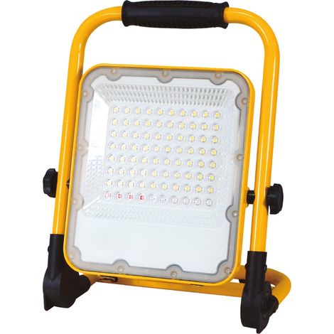 Proyector LED con batería 50W 6500K luz emergencia salida USB GSC 202605002 (1/5)