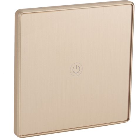 Interrupteur tactile intelligent, télécommande sans fil universelle dorée, norme britannique, 800 W, 95-240 V CA (1/5)