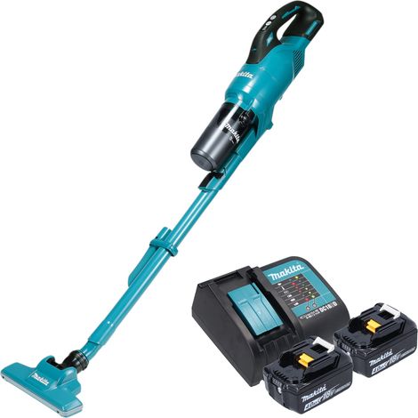 Aspiradora con batería Makita DCL 286 FSM2 18 V 0,25 l sin escobillas + 2 baterías de 4,0 Ah + cargador (1/5)