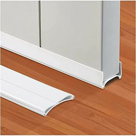 Bas de Porte Double Isolant - Fond Joint De Porte - Bande de Joint - Bande InsonoriséE De Bas De Porte - Joint D'étanchéité de Porte pour Fenêtre Anti-Intempéries - Peut Bloquer les Insectes (1/5)
