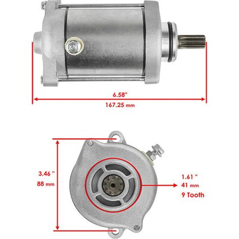 Le démarreur est compatible avec les modèles Arctic Cat 0825-001, 0825-012, 0825-014 et 3545-012. (1/4)
