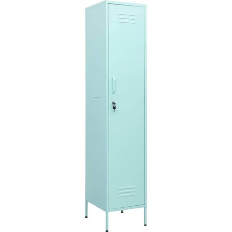 Maison Exclusive - Armoire à casiers Vert menthe 35x46x180 cm Acier (1/5)