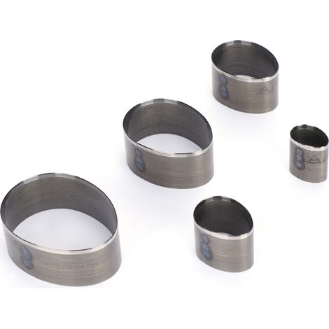 5 pièces emporte-pièces en cuir pour découpe, poinçon creux manuel pour sac, ceinture et portefeuille (1/5)