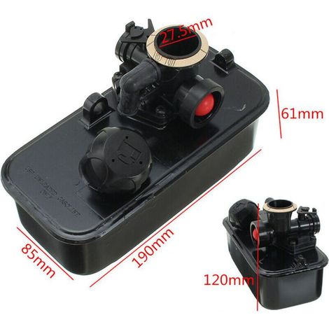 KinZon Cnornus Vergaser für Briggs & Stratton Kraftstofftank und Vergaser für Briggs & Stratton 498809 498809A 494406 Rasenmäher Ersatzteile (1/5)