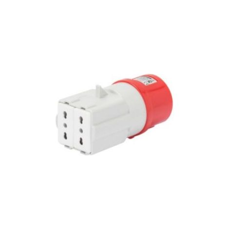 Adattatore Da Industriale A Civile 3P+N+T 400V 6H-2P+T ( Gewiss Cod. Gw64216 )