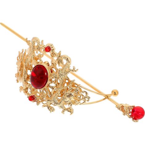 Vintage Haarschmuck Haarnadel aus Eisen für Frauen Einfache Haarspange für Festliche Anlässe und Foto Requisiten (1/5)