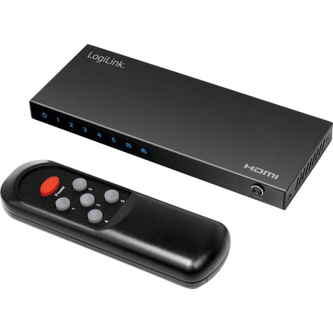 Switch hdmi a 5 porte 4k60hz hdmi 20 telecomandato