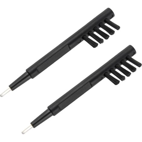 2er-Pack Hörgeräte-Reinigungsbürste mit Magnet und Ohrenschmalz-Entfernungsschlaufe: Multifunktionales Reinigungszubehör für Hörgeräte-Ohrstöpsel.