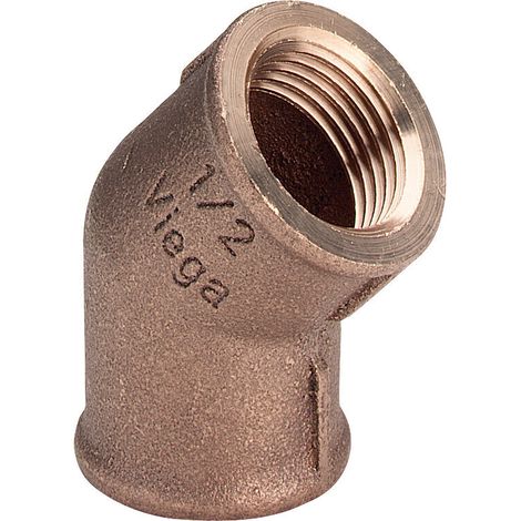 Angle 3120 Laiton rouge 45° IG, 2 (1/2)