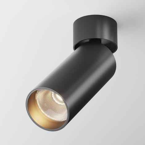 Maytoni FOCUS LED Downlight Monté En Surface Réglable Noir 3000K (1/4)