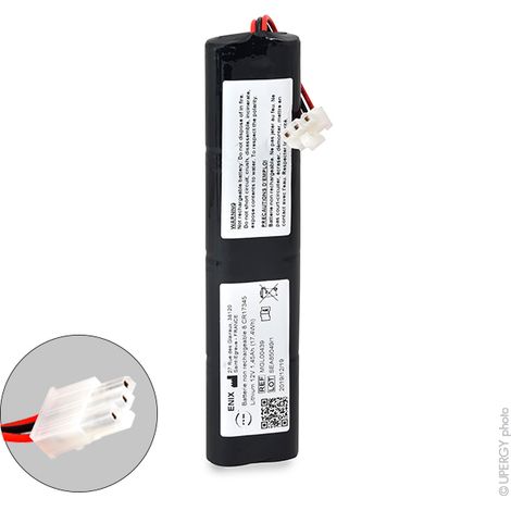 NX - Batterie médicale non rechargeable 8x CR123 ST5 (2x) 4S1P  (2x) 12V 1.45Ah Molex