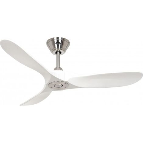 Ventilateur de plafond Eco Genuino DC 122 Chrome-Blanc (1/4)