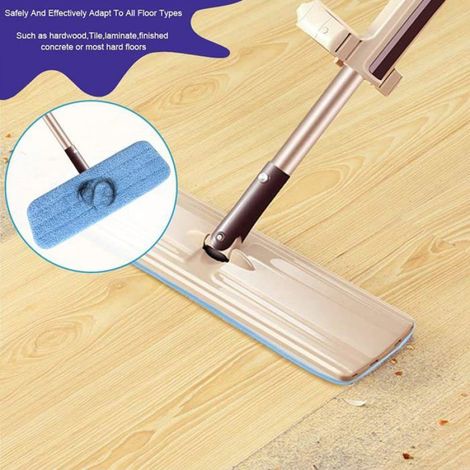 Tete De Balai Microfibre - 16 5 X 5 5 Cm - Pour Serpillere Spray - Lavable 100 Fois - 6 Unites (1/4)