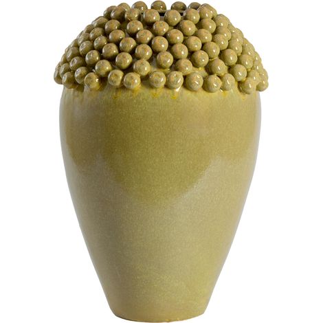 Vaso bianco in ceramica raffinato Light & Living Lovro (1/3)