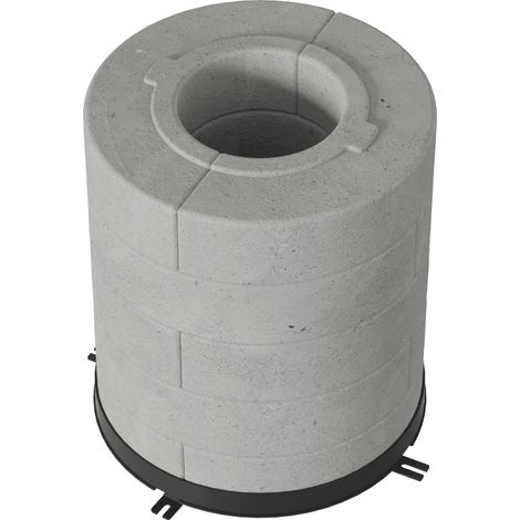 Satz Betonsammelscheiben 10 Stk. 5 Schichten für Kaminöfen REN/L (1/4)