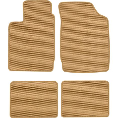 Renault Clio II FL (2001-2005). Tapis de sol dédiés - EVA beige alvéolé (1/5)